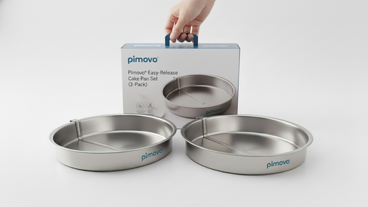Σετ Ταψιών Κέικ Pimovo® με Εύκολη Απελευθέρωση (2 Τεμάχια)